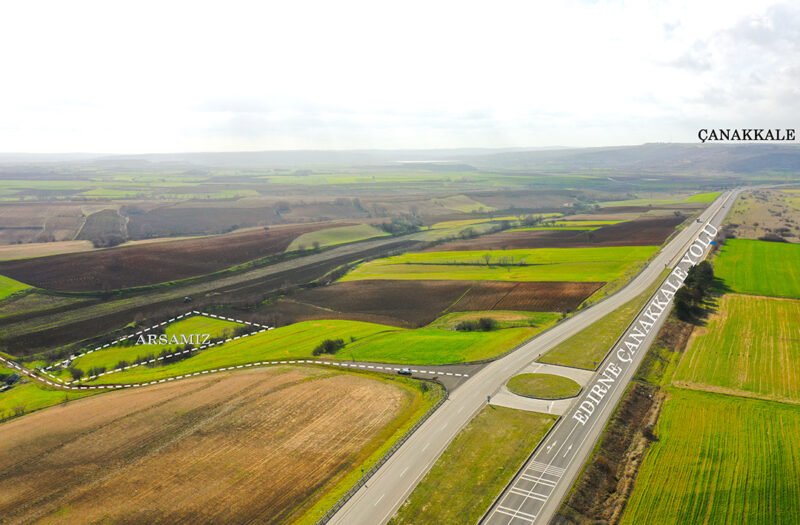 EDİRNE ÇANAKKALE OTO YOLU YANI SATILIK 178 m2 ARSA