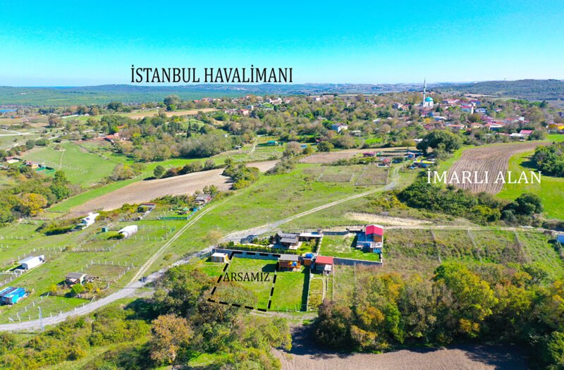 İMAR ALANINDA 486 m2 ARSA !!! İSTANBUL HAVALİMANI YANI