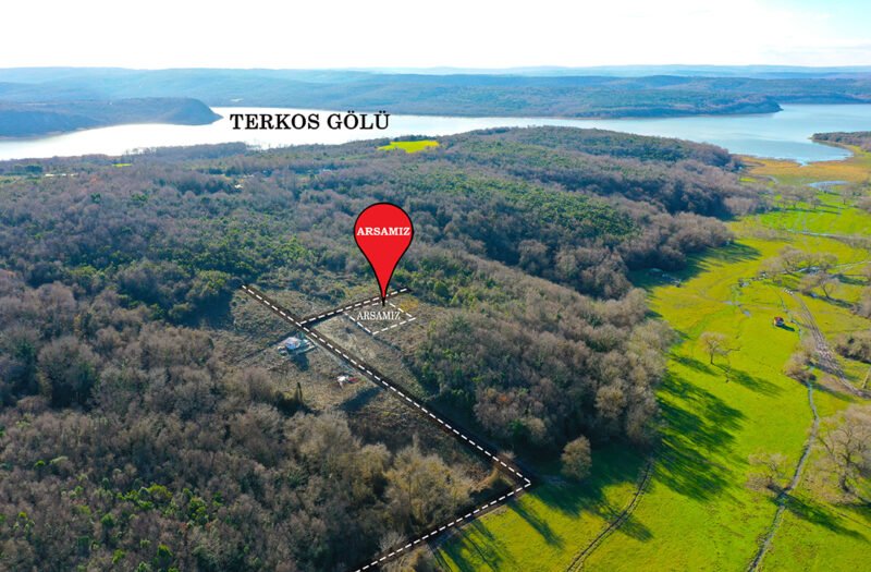 ORMAN İÇİ TEPE KONUMDA 503 m2 ARSA !!! İSTANBUL HAVALİMANI YANI