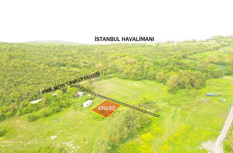 CADDE CEPHE 230 m2 İMAR YANI ARSA !!! İSTANBUL HAVALİMANI YANI