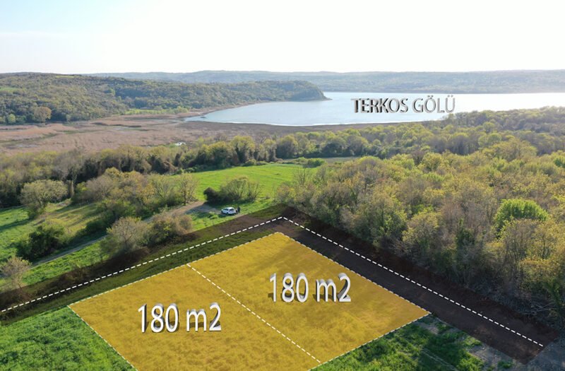 İSTANBUL HAVALİMANI YANI GÖL MANZARALI 181 m2 ARAZİ