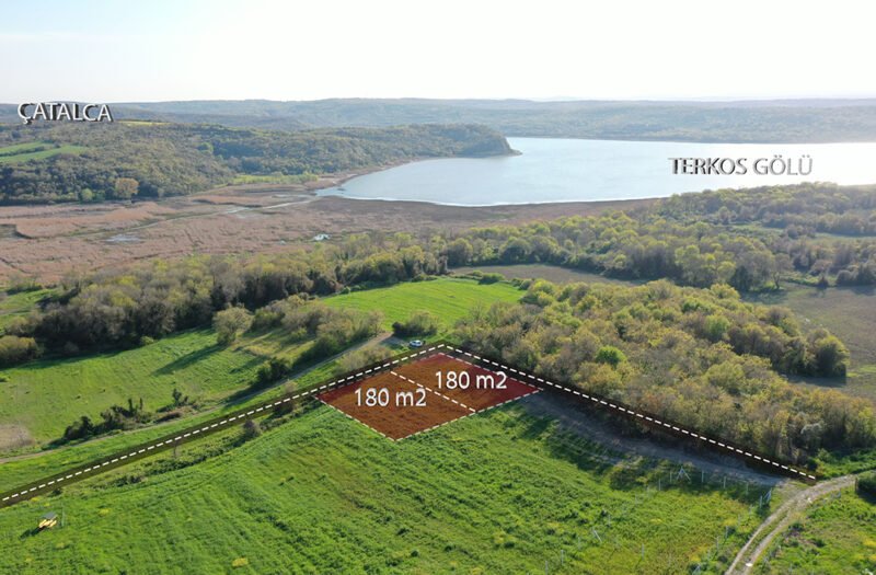 İSTANBUL HAVALİMANI YANI GÖL MANZARALI 181 m2 ARAZİ