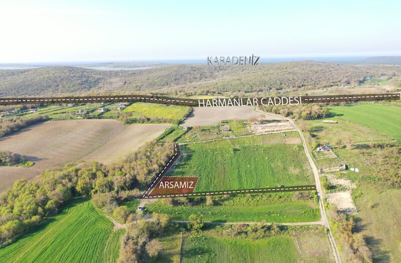 İSTANBUL HAVALİMANI YANI GÖL MANZARALI 181 m2 ARAZİ